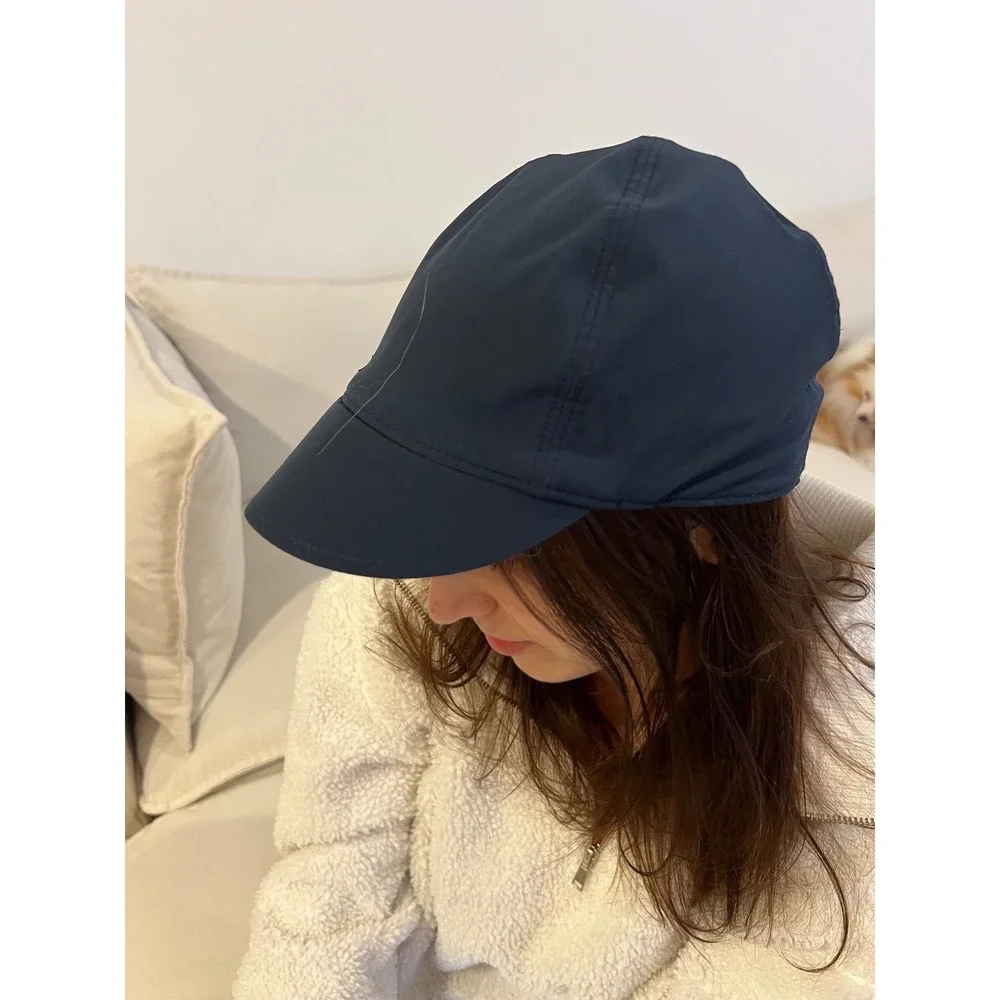 Lululemon Running Hat Womens OS Navy Blue Reflective Technical Athletic Cap
